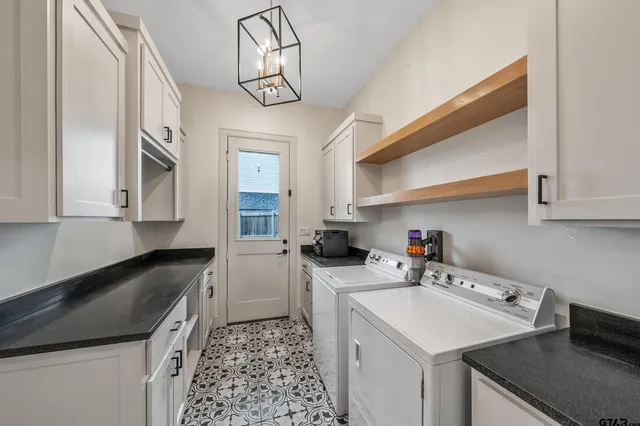 a kitchen that has a sink and a stove