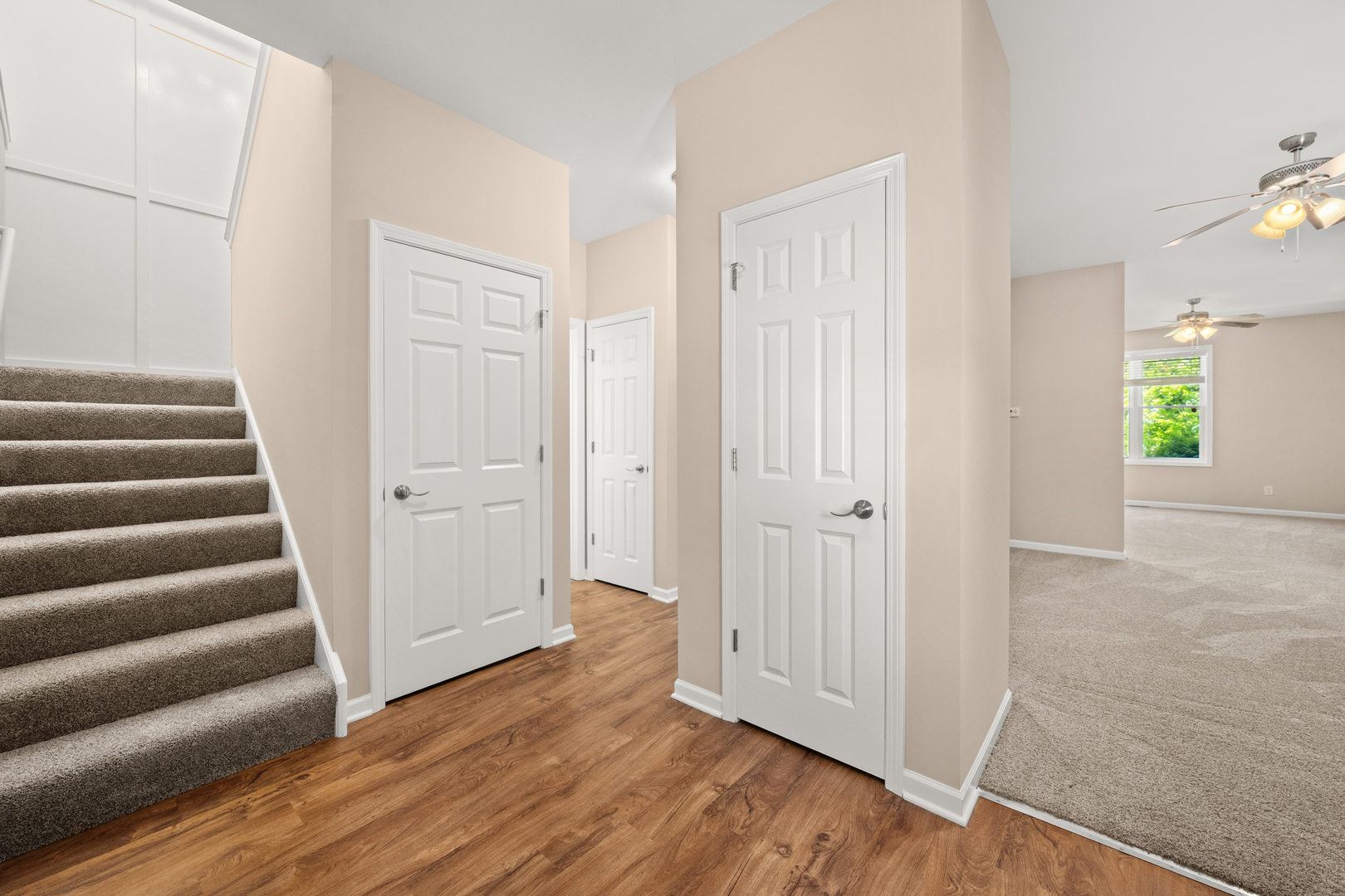 3705 Green Tree Lane DeKalb, IL 60115 - Photo 4 of 31 a view of an entryway with wooden floor