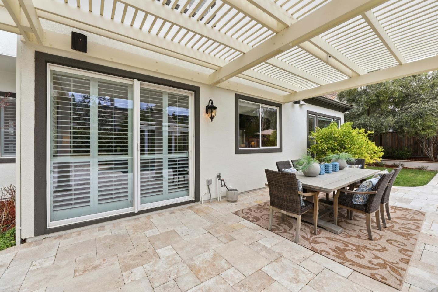1134 Falcon Ridge Court San Jose, CA 95120 - Photo 44 of 63 a view of a patio with table and chairs