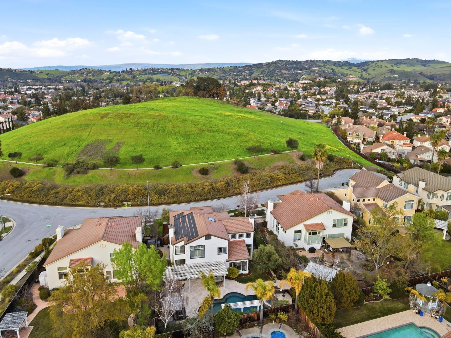 1134 Falcon Ridge Court San Jose, CA 95120 - Photo 58 of 63 an aerial view of residential houses with outdoor space