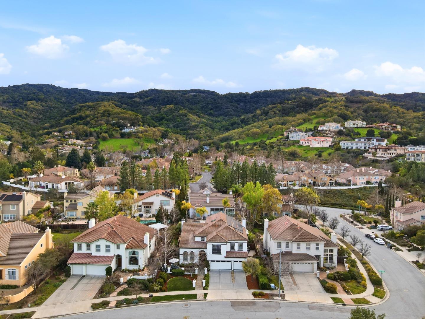 1134 Falcon Ridge Court San Jose, CA 95120 - Photo 59 of 63 a view of a town with mountains in the background
