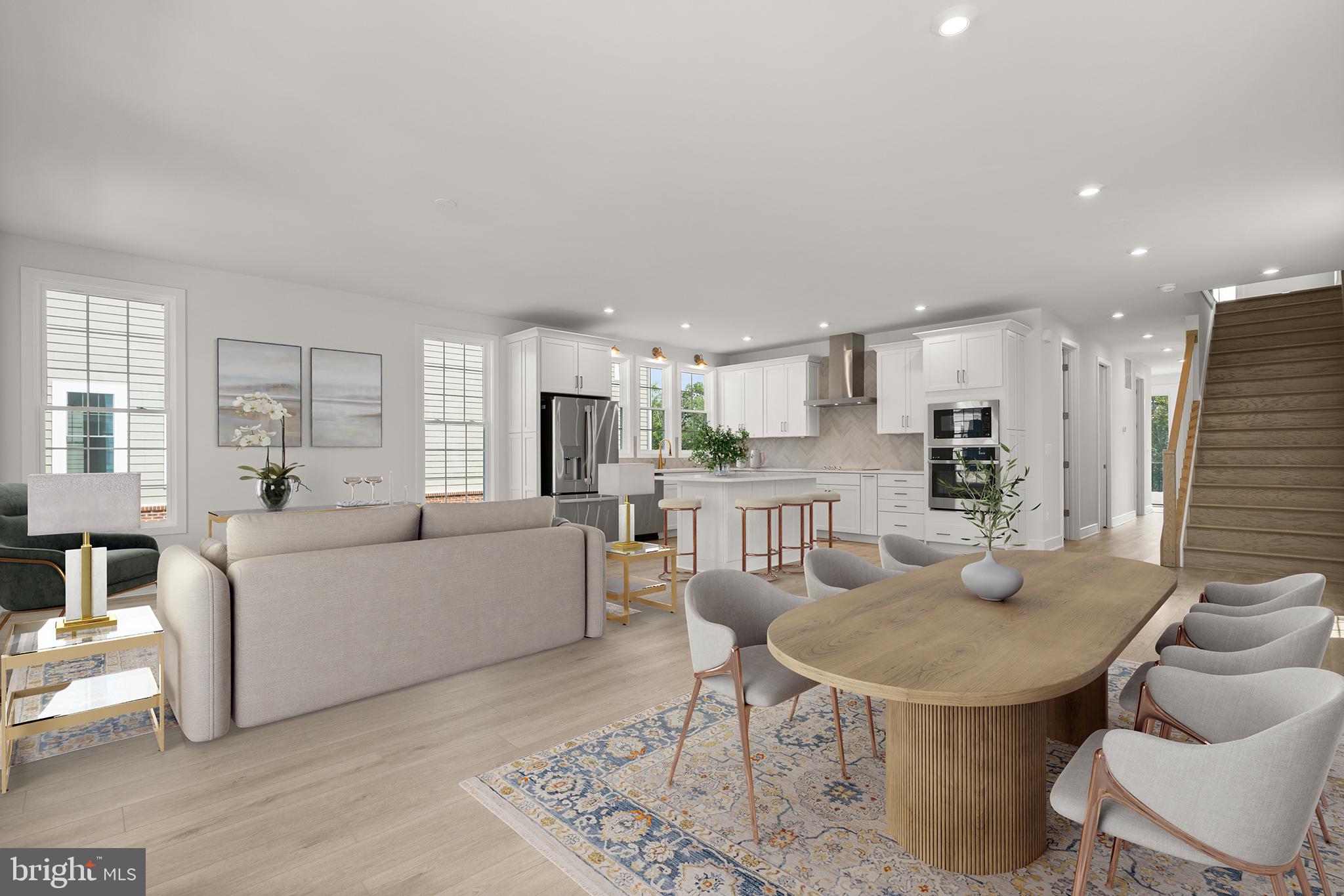1013 Captain Richards Court Marshall, VA 20115 - Photo 5 of 44 a kitchen with a table and chairs in it