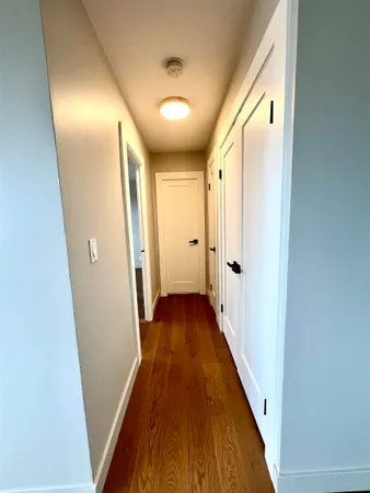 a bathroom with a bathtub and sink