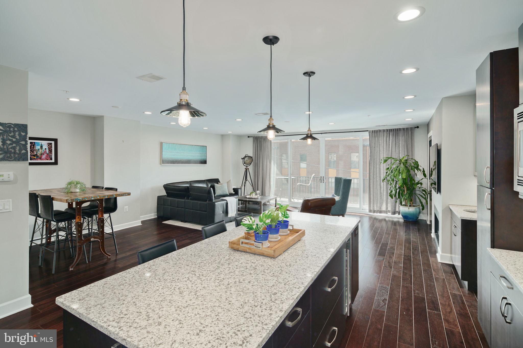 1910 Spring Garden Street, Unit 2 Philadelphia, PA 19130 - Photo 7 of 36 Kitchen Open to Living Room
