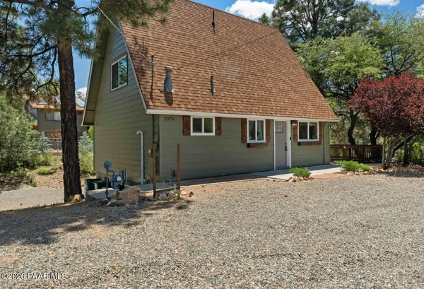 a backyard of a house