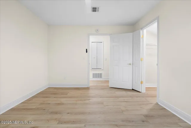 a view of an empty room