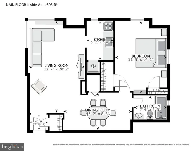 $287,600 | 1727 Massachusetts Avenue Northwest, Unit 119, Washington, DC 20036