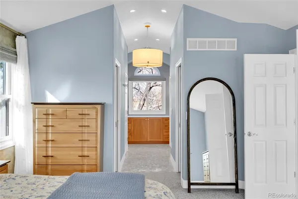 a view of an entryway with a window