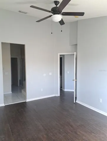 wooden floor in an empty room