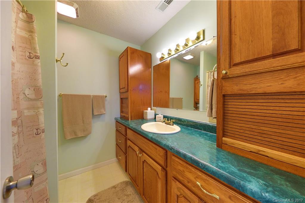1610 Deer Run Road Catawba, SC 29704 - Photo 15 of 23 a bathroom with a sink a mirror and shower