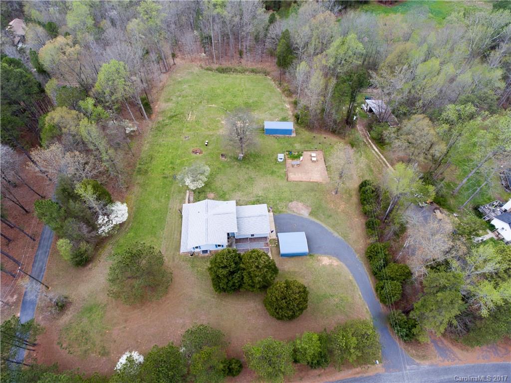1610 Deer Run Road Catawba, SC 29704 - Photo 23 of 23 an aerial view of a house with garden space and a street view
