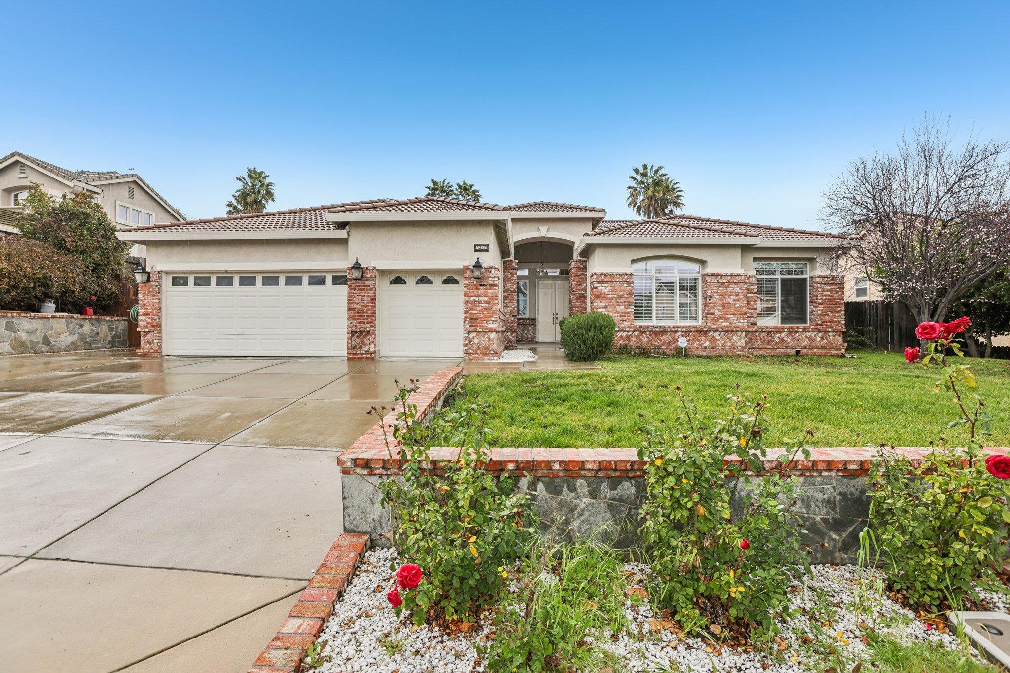 5227 Ramsdell Court Antioch, CA 94531 - Photo 1 of 58 View of front of property featuring stucco siding, a garage, a tiled roof, and concrete driveway