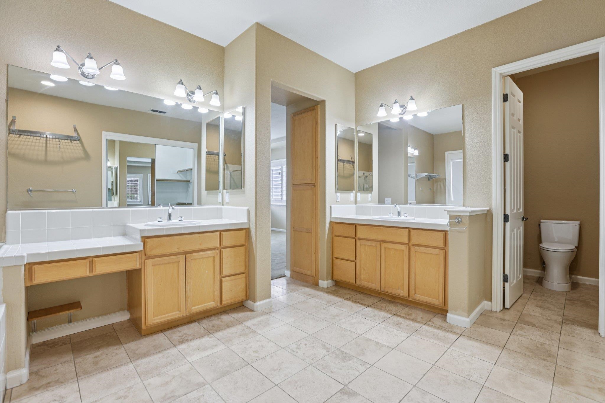 5227 Ramsdell Court Antioch, CA 94531 - Photo 41 of 58 Bathroom featuring two vanities and light tile patterned flooring