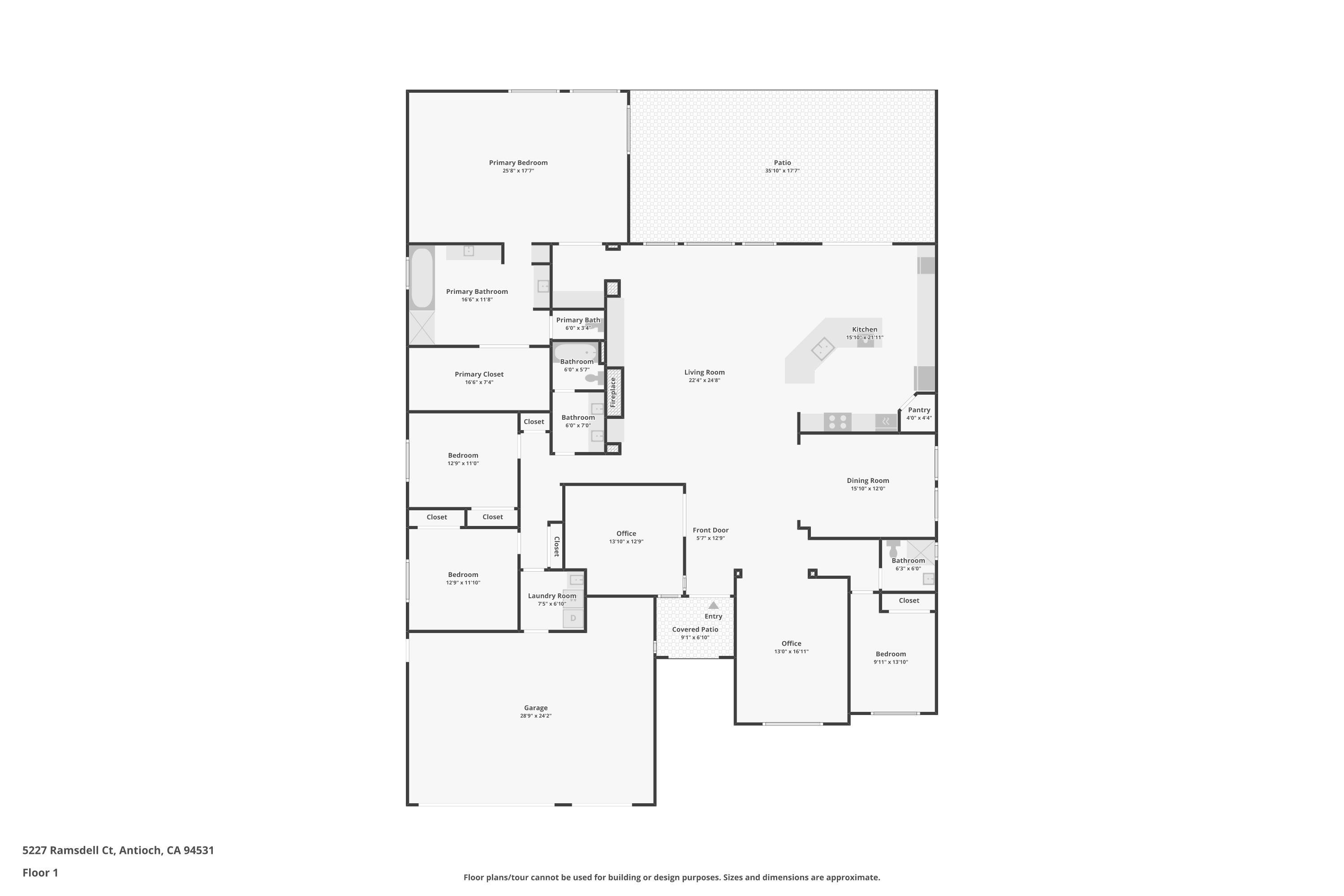 5227 Ramsdell Court Antioch, CA 94531 - Photo 58 of 58 View of home floor plan