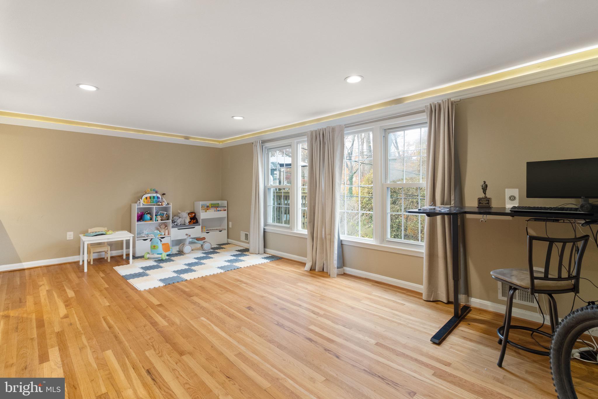 1315 Mead Terrace Woodbridge, VA 22191 - Photo 6 of 32 a view of a dining room with furniture window and wooden floor