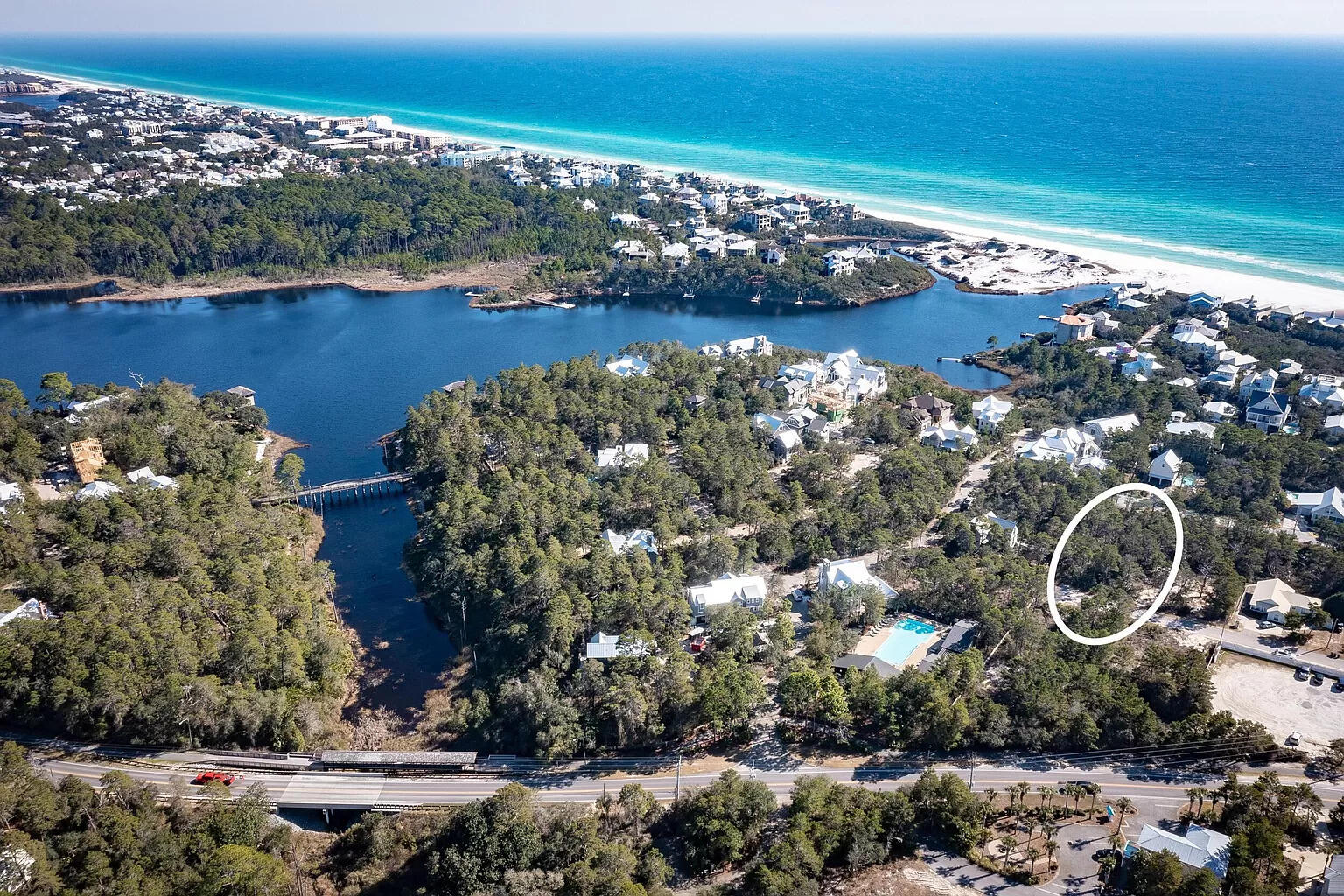 0 Vicki Street Santa Rosa Beach, FL 32459 - Photo 3 of 5 a view of a lake and mountain
