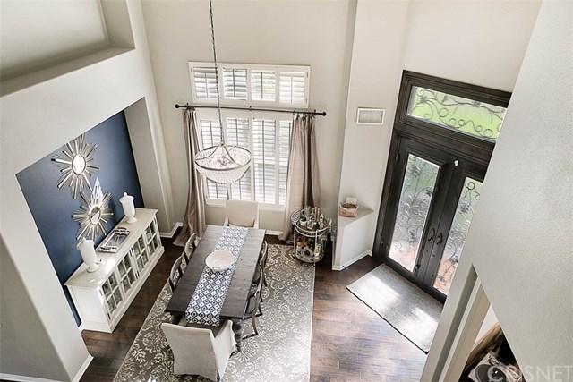 25907 Franklin Lane Stevenson Ranch, CA 91381 - Photo 24 of 58 Upstairs view down to the dining room