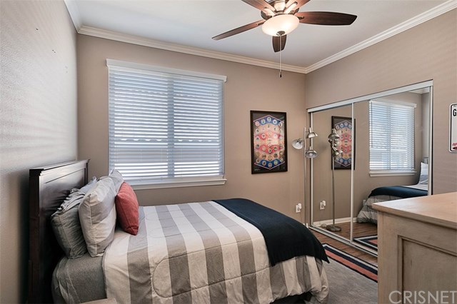 25907 Franklin Lane Stevenson Ranch, CA 91381 - Photo 32 of 58 Another upstairs room with fan light and mirrored wardrobe