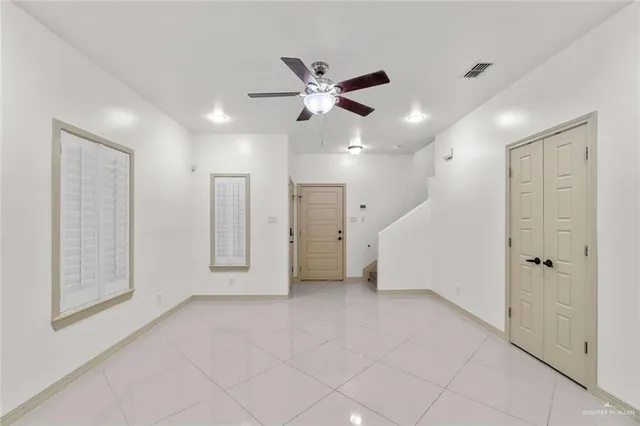 a view of an empty room