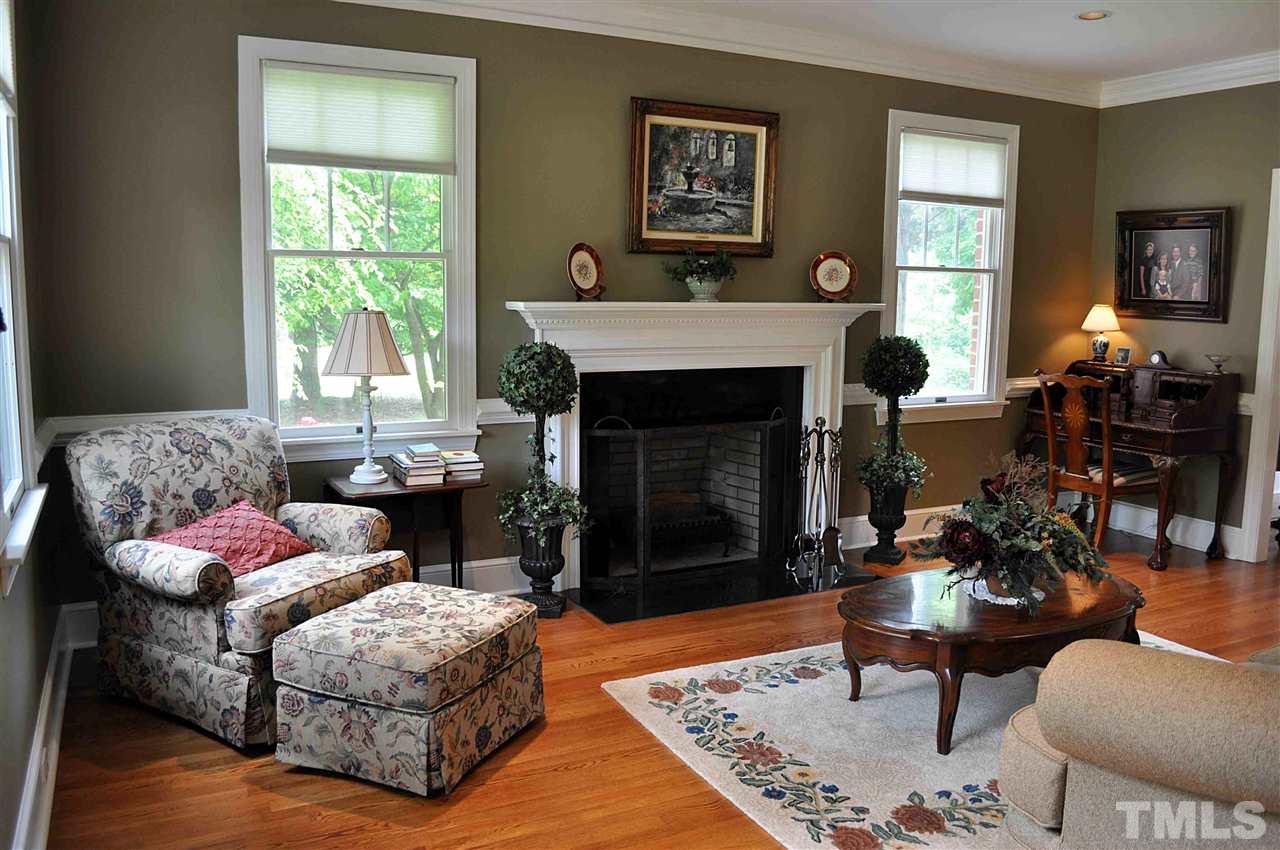 3161 Fieldstone Lane Mebane, NC 27302 - Photo 20 of 30 a living room with furniture fireplace and window