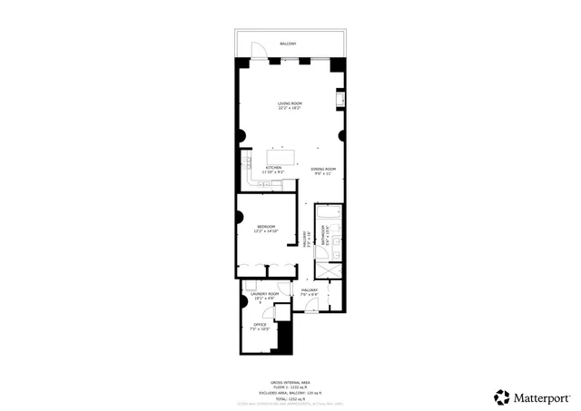 a picture of a floor plan