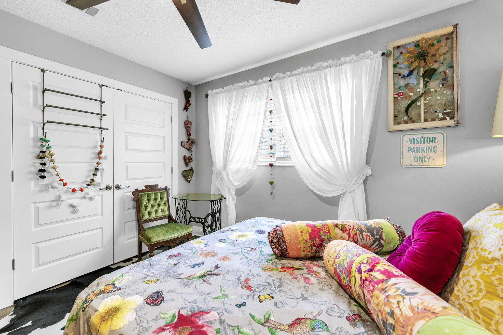 90 Jones Drive Freeport, FL 32439 - Photo 7 of 44 a bedroom with a bed and a window