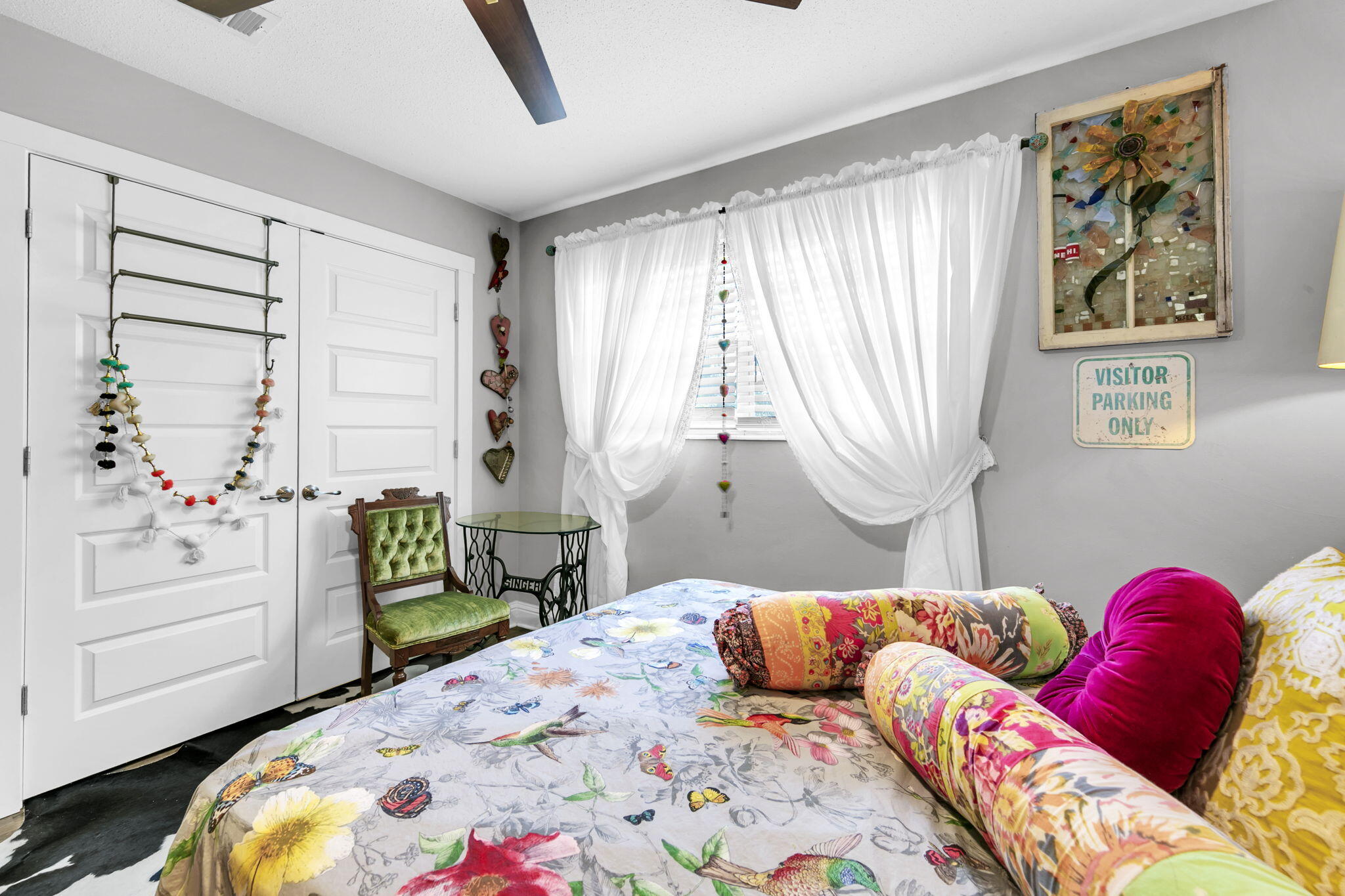 90 Jones Drive Freeport, FL 32439 - Photo 8 of 44 a bedroom with a bed and a painting on the wall