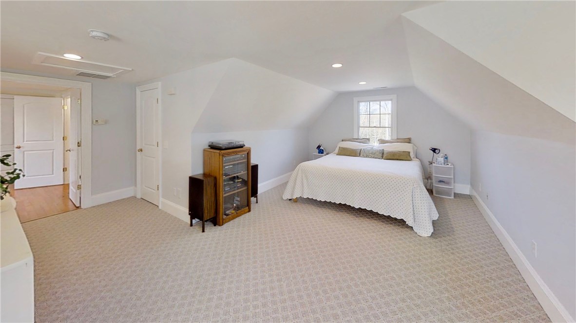 84 Chase Hill Road Hopkinton, RI 02804 - Photo 21 of 27 Second level, inlaw apartment, private entrance, bedroom, living room, kitchen and deck