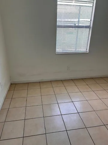 a view of a utility room and window