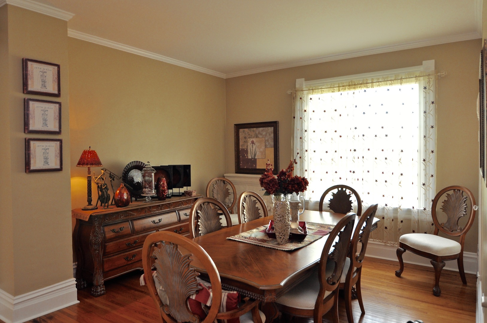 16053 Owens Road Hinckley, IL 60520 - Photo 38 of 68 a view of a dining room with furniture and wooden floor