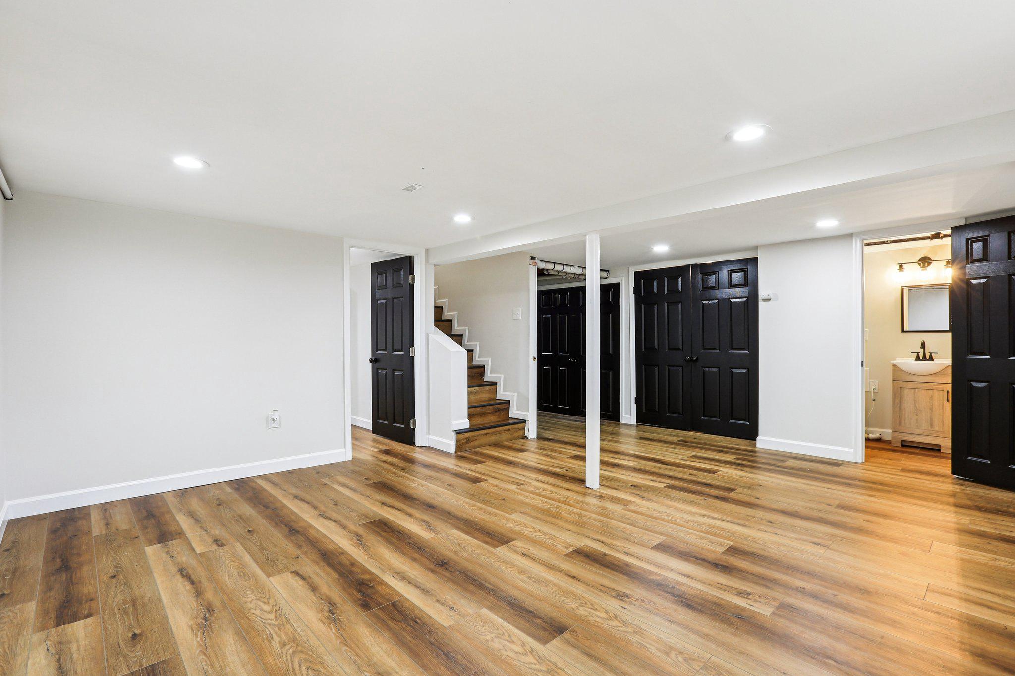 2203 Middleborough Road Essex, MD 21221 - Photo 30 of 35 Recently updated basement with modern finishes.