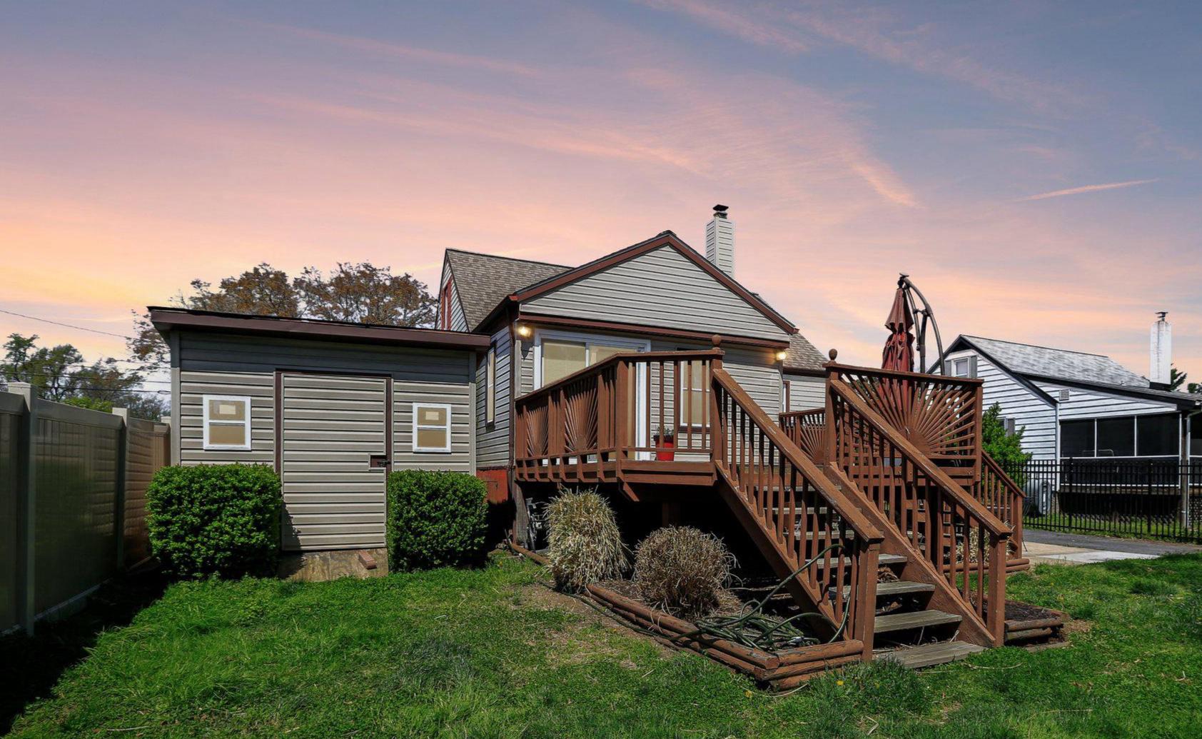 2203 Middleborough Road Essex, MD 21221 - Photo 7 of 35 Large deck and storage shed.
