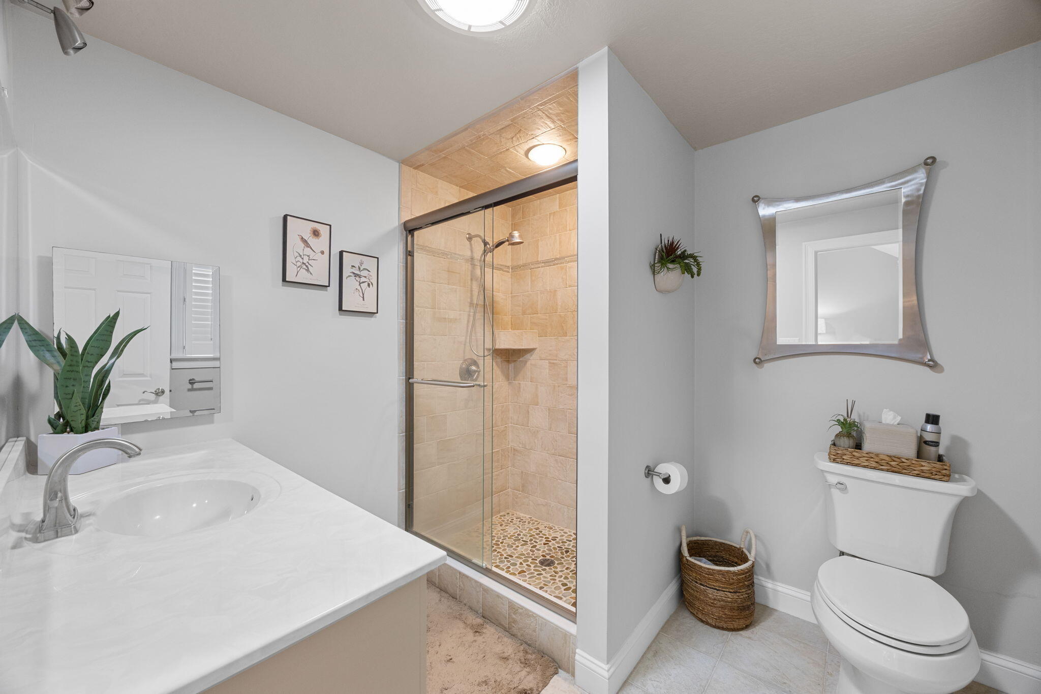 2 Darby Point Mashpee, MA 02649 - Photo 22 of 47 a bathroom with a sink a toilet and shower