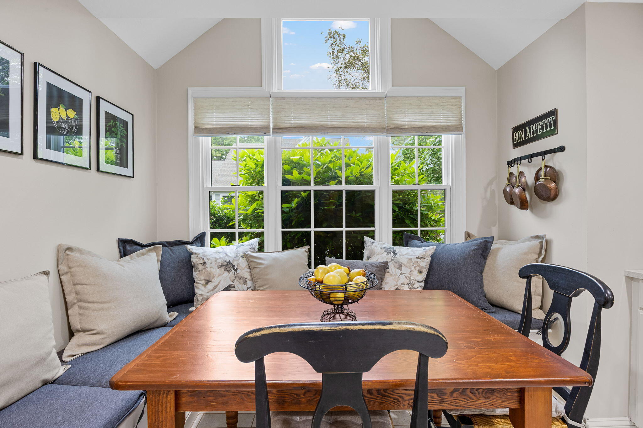 2 Darby Point Mashpee, MA 02649 - Photo 8 of 47 a dining room with furniture a large window and garden view