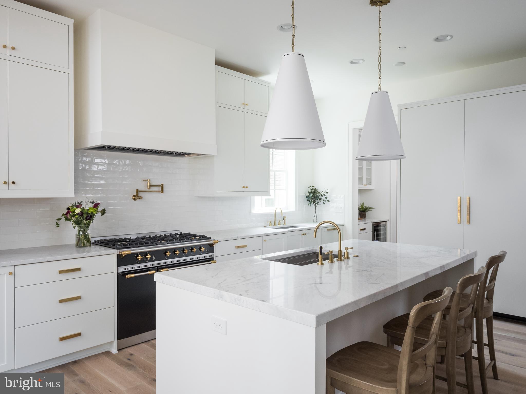 5703 Ridgefield Road Bethesda, MD 20816 - Photo 2 of 38 Kitchen. laCanche, miele columns, dual bosch dw's