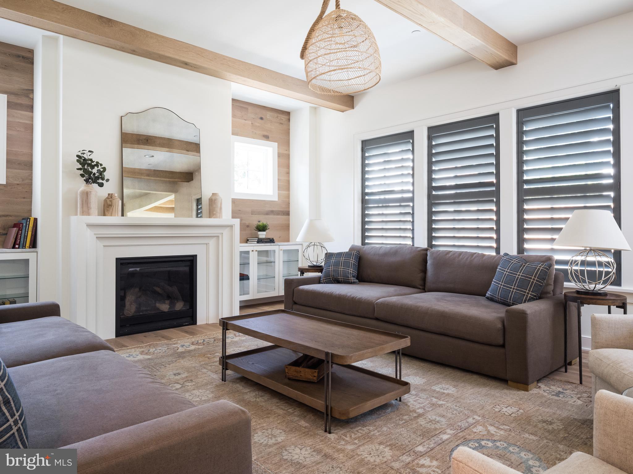5703 Ridgefield Road Bethesda, MD 20816 - Photo 6 of 38 Family Room. plantation shutters