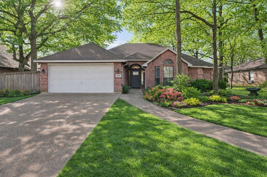 1008 Oak Valley Road Burleson, TX 76028 - Photo 26 of 30 AI-enhanced rendering illustrating a potential landscaping concept.