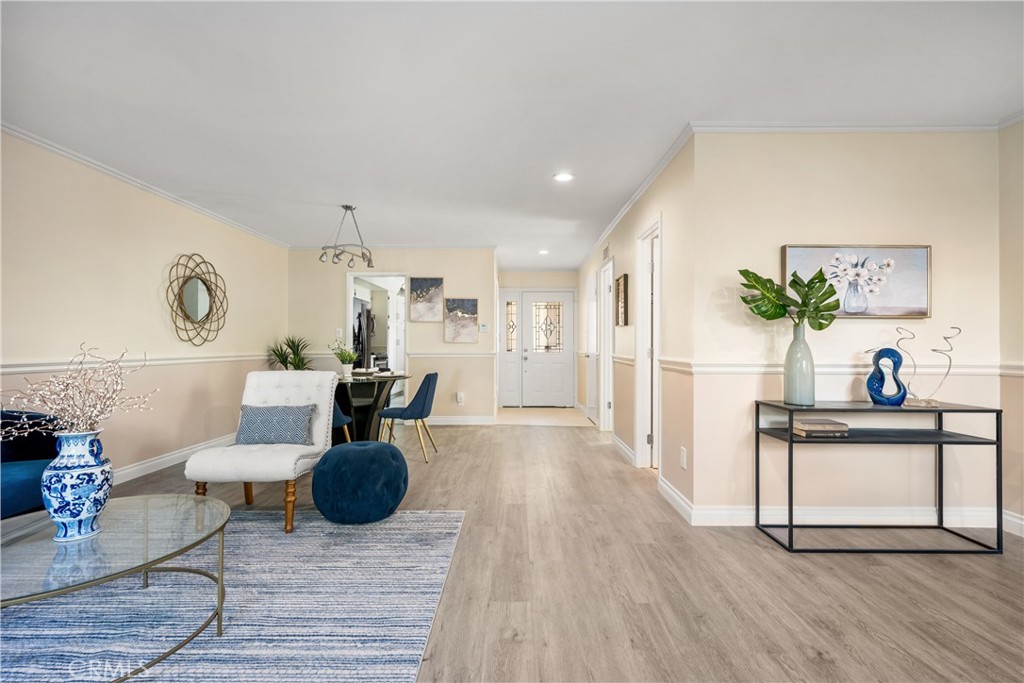 96 Seton Road Irvine, CA 92612 - Photo 18 of 51 a living room with furniture and a wooden floor