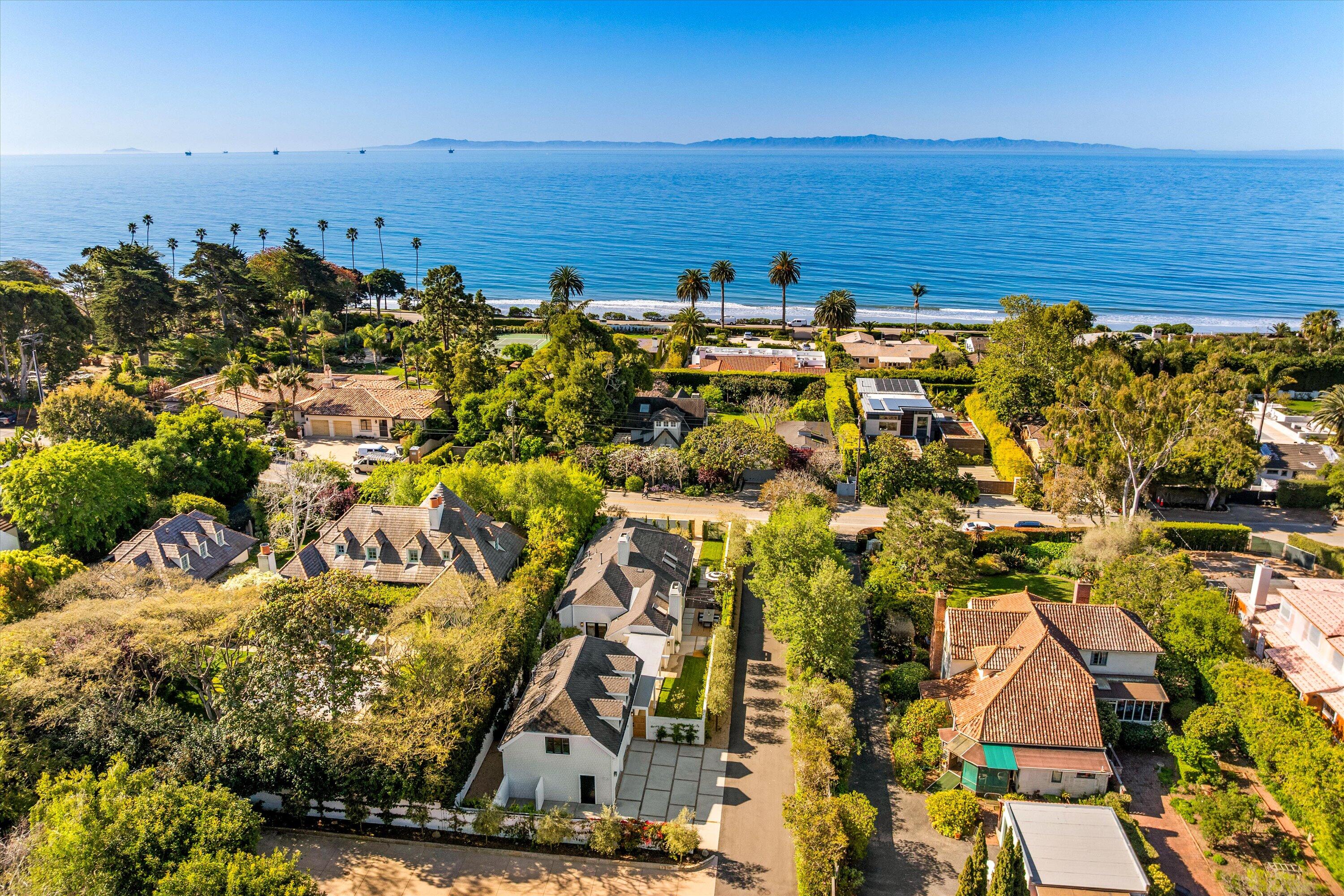 1152 Hill Road Santa Barbara, CA 93108 - Photo 22 of 22 Aerial with Butterfly Beach