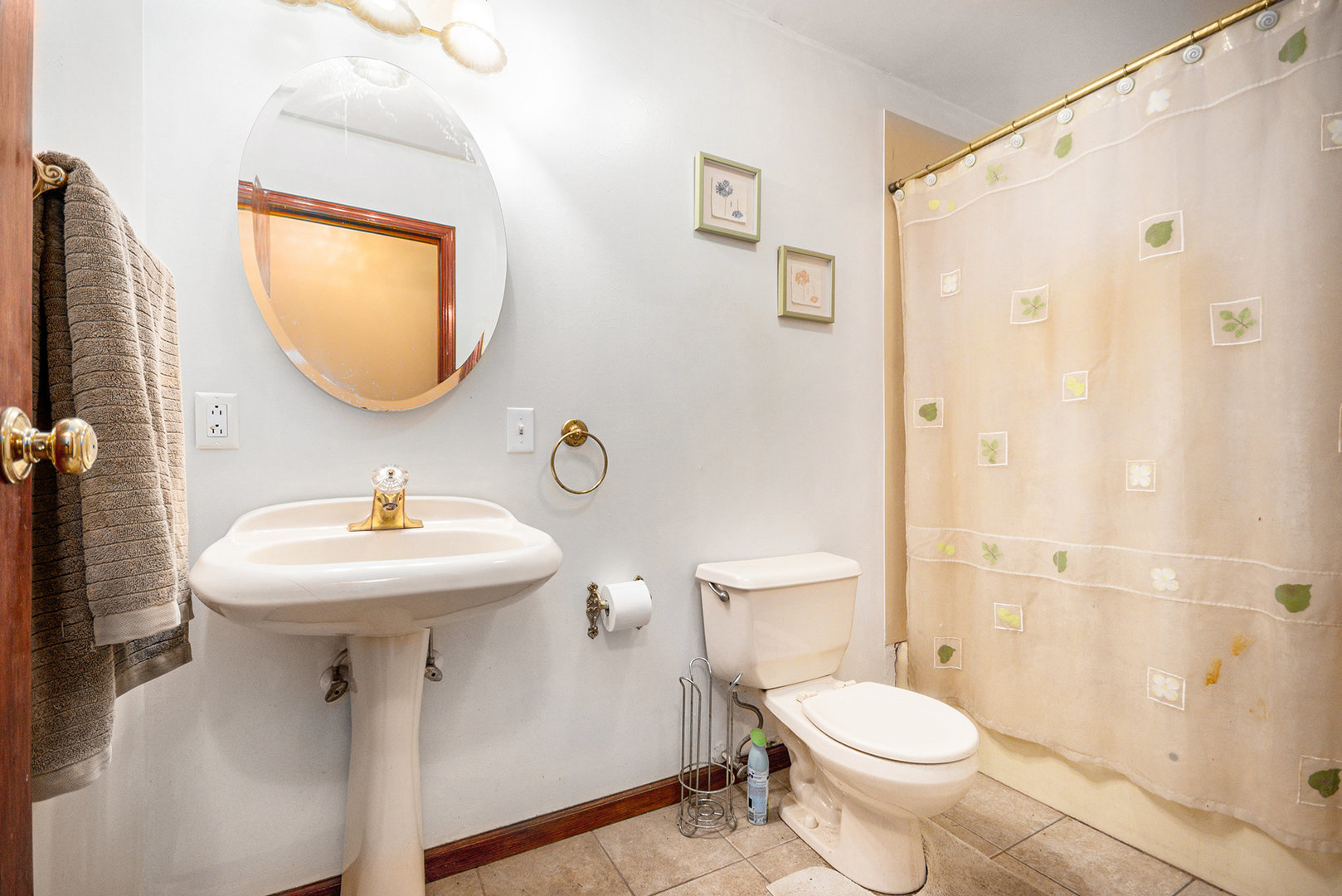 13090 River Road Plano, IL 60545 - Photo 8 of 27 a bathroom with a sink toilet and a mirror