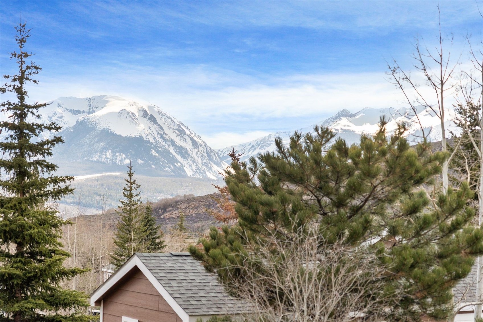588 Alpine Road Dillon, CO 80435 - Photo 2 of 41 View of Buffalo Mountain from Upper Deck