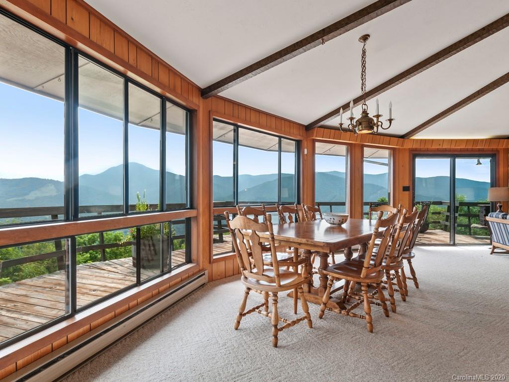 1263 Up Over Road Canton, NC 28716 - Photo 12 of 48 a view of a dining room with furniture window and outside view