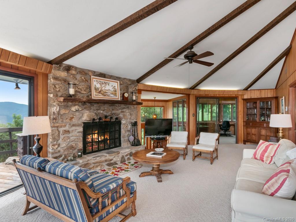 1263 Up Over Road Canton, NC 28716 - Photo 13 of 48 a living room with furniture and a fireplace