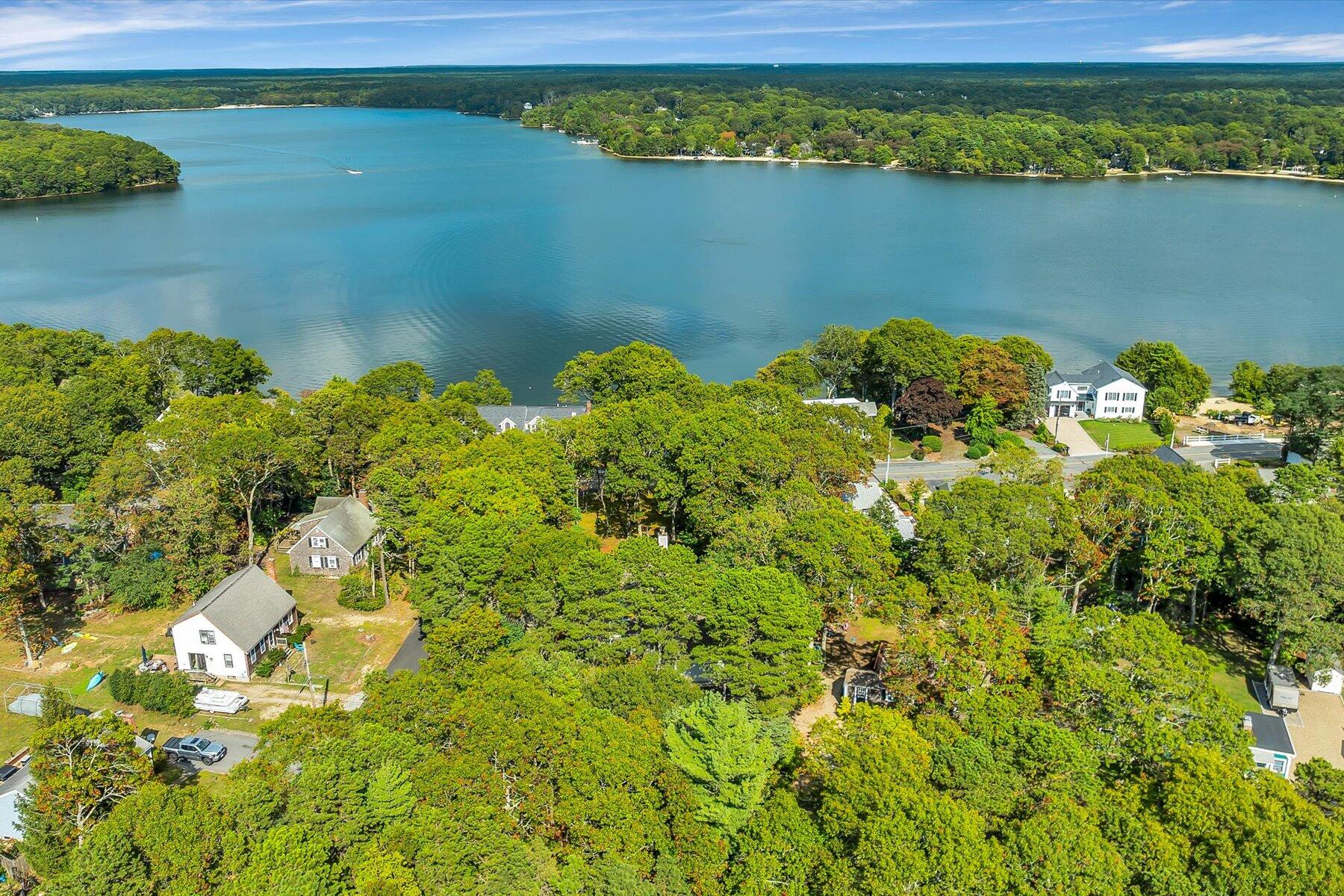 4 Florence Avenue Mashpee, MA 02649 - Photo 60 of 68 a view of a lake with a lake