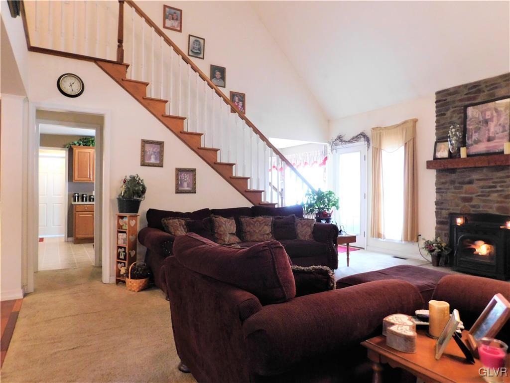 507 Laurel Hill Road Bangor, PA 18013 - Photo 13 of 32 Vaulted Ceilings, and stairs that lead to three of