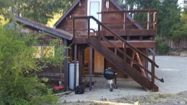 a view of outdoor space yard and deck