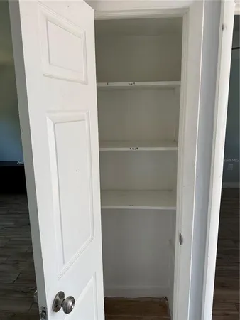 a view of walk in closet
