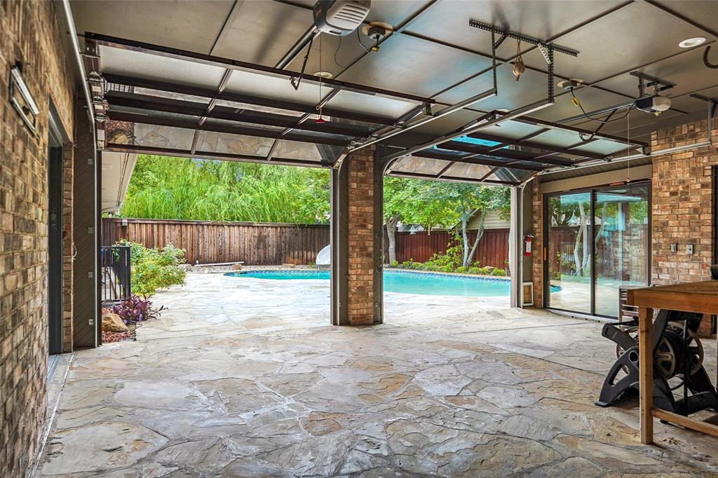 2121 Fairfax Road Denton, TX 76205 - Photo 29 of 40 Patio encloses with 2 garage doors