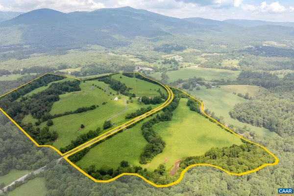 a view of a lake with a mountain