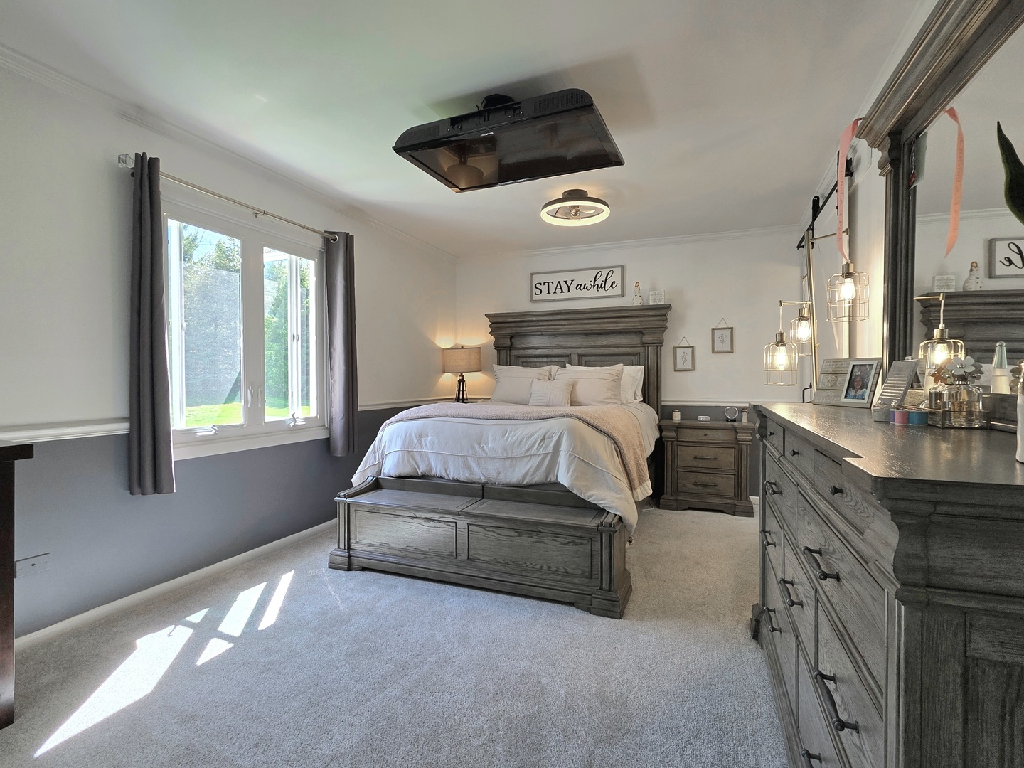 574 Aberdeen Road Frankfort, IL 60423 - Photo 21 of 37 a bedroom with a bed and a large window